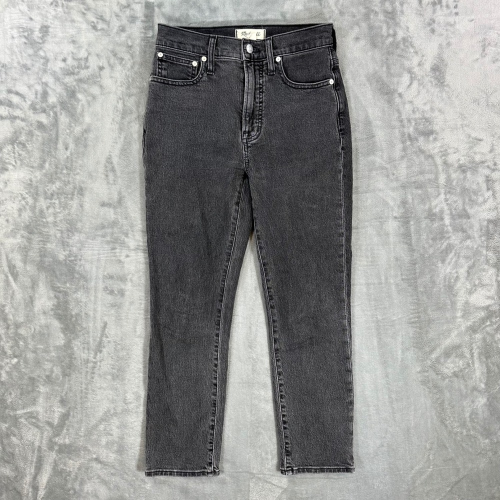 Madewell The Perfect Vintage Jeans Women's Size‎ 24P Faded Black Denim Pants